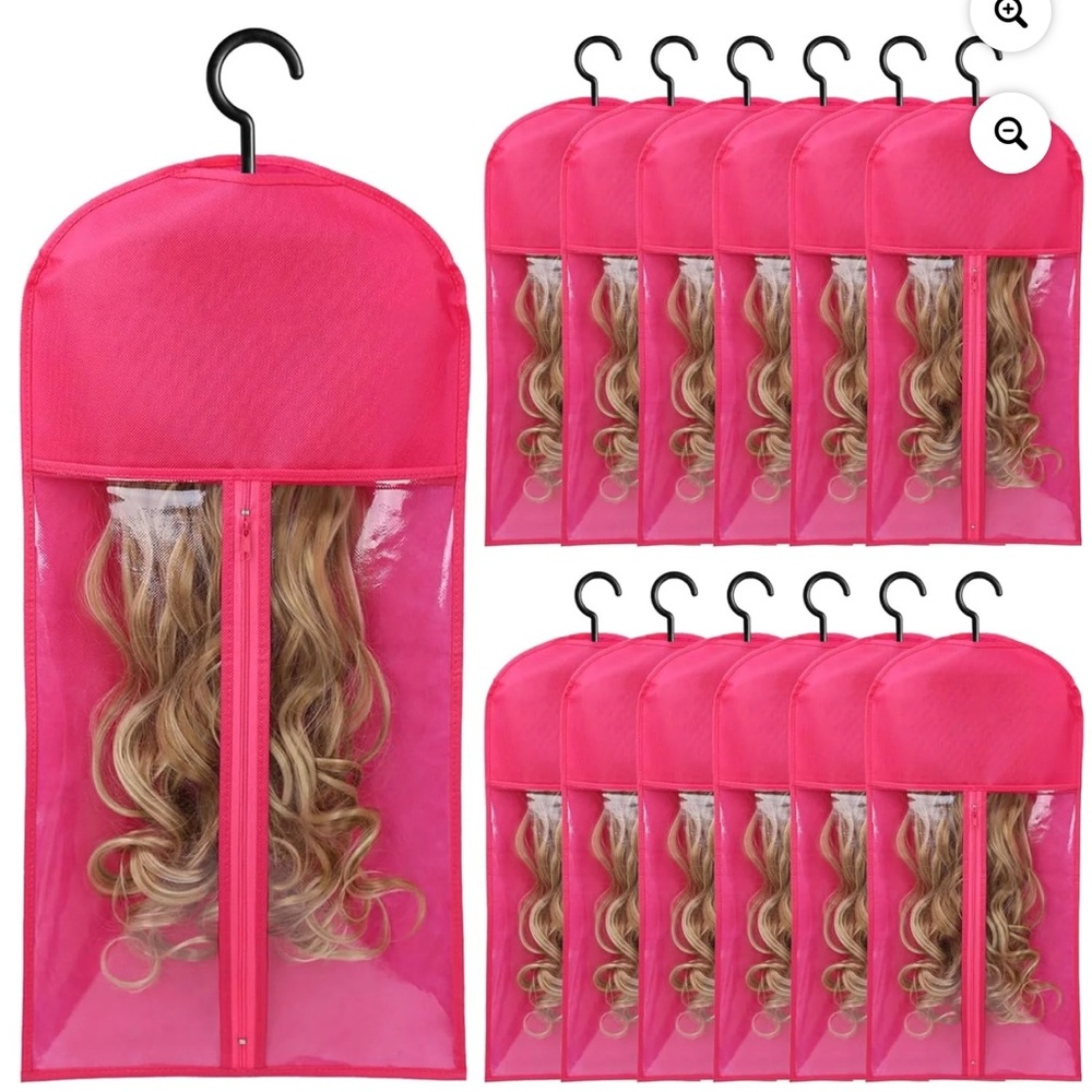 New, never opened, 12 piece wig / extension holders